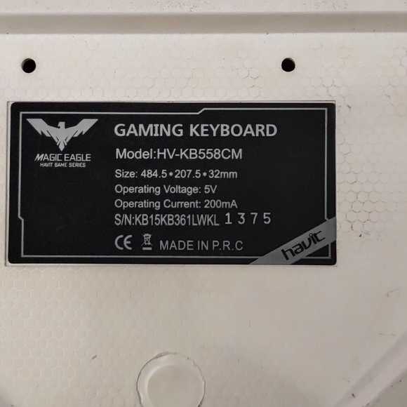 Havit Magic Eagle Keyboard. Model HV-KB558CM. - Picture 3 of 3